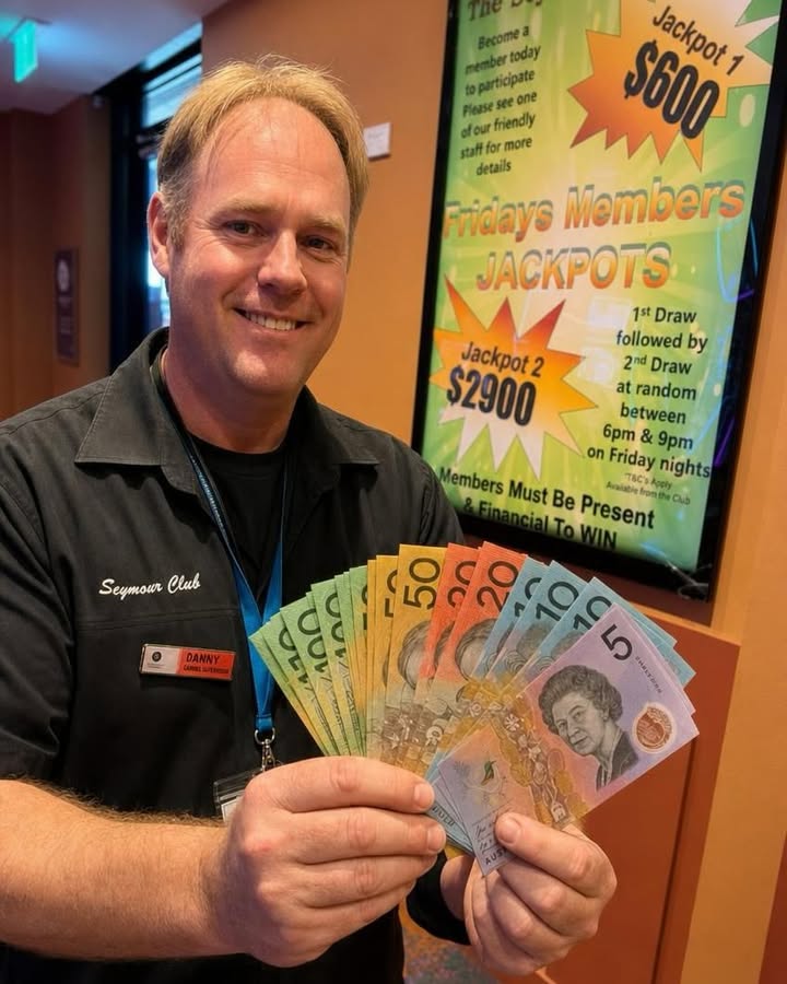 Featured image for “Friday Members Night Jackpots Worth $3,500 at Seymour Club”